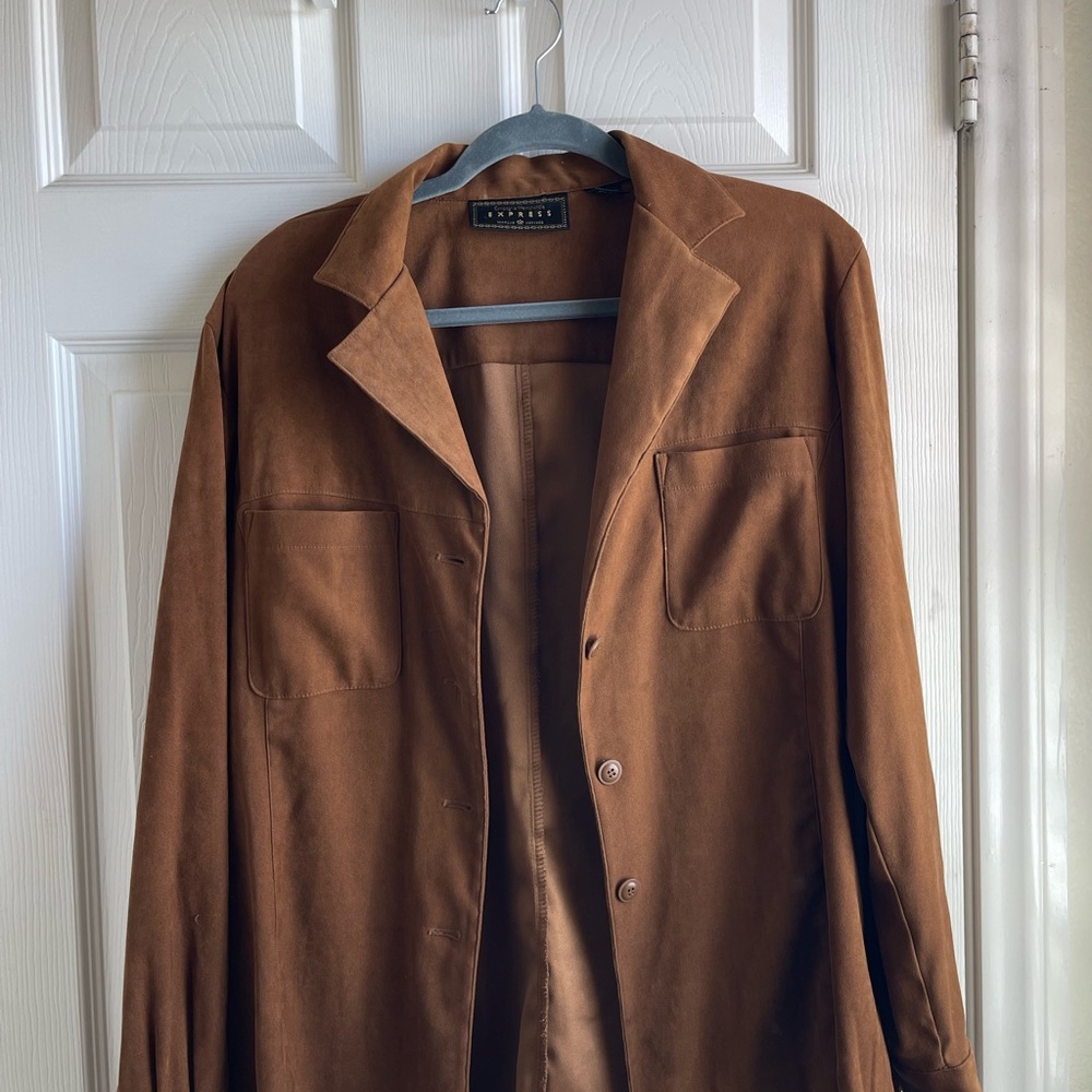 Express Brown Lightweight Jacket - image 1